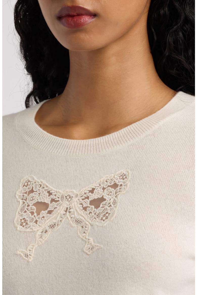 Mingley Wool and Cashmere Sweater, Alternate, color, COZY IVORY