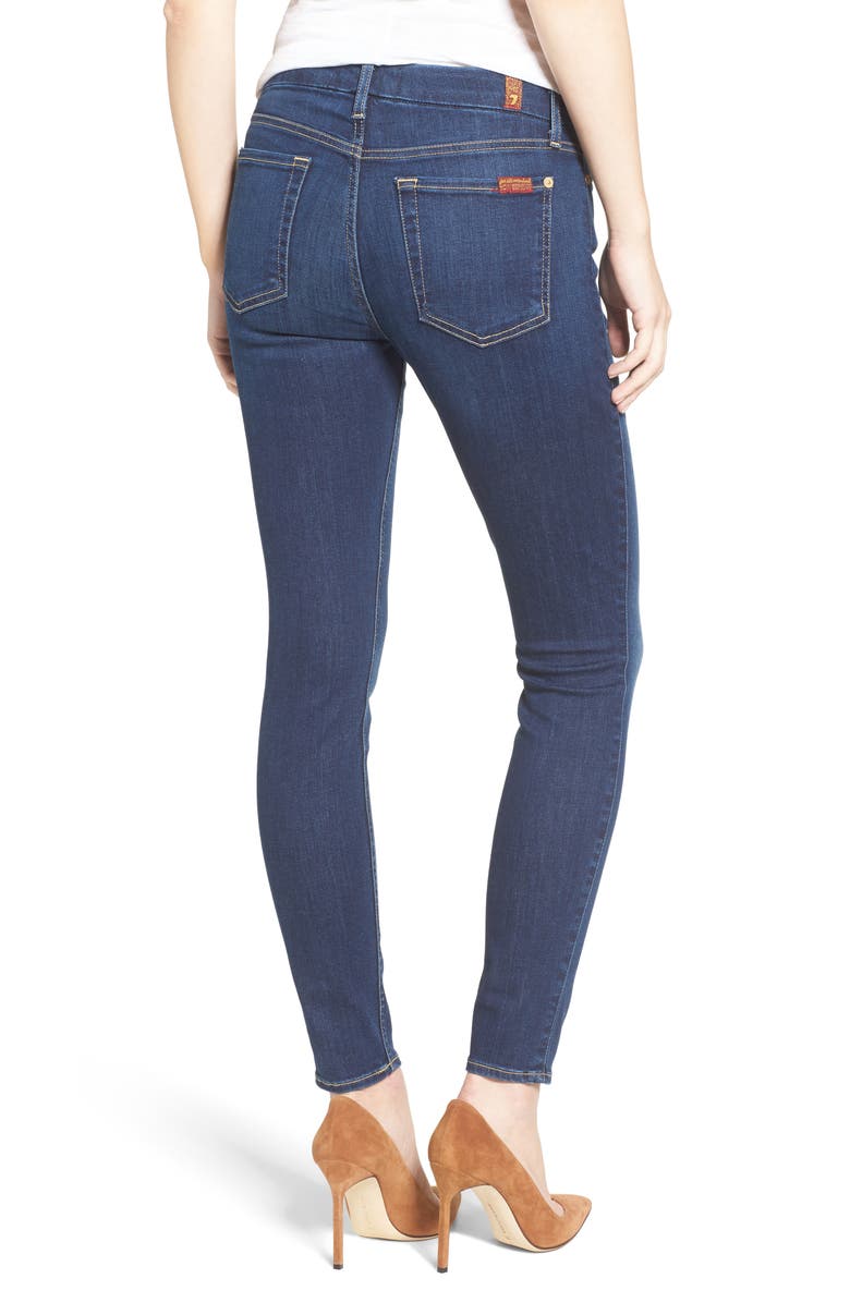 7 For All Mankind <sup>®</sup> b(air) Ankle Skinny Jeans, Alternate, color, Duchess