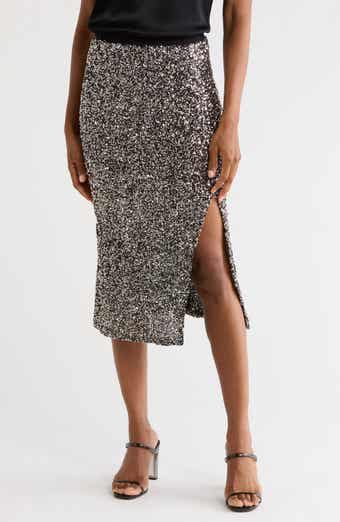 Tyla Sequin Midi Skirt