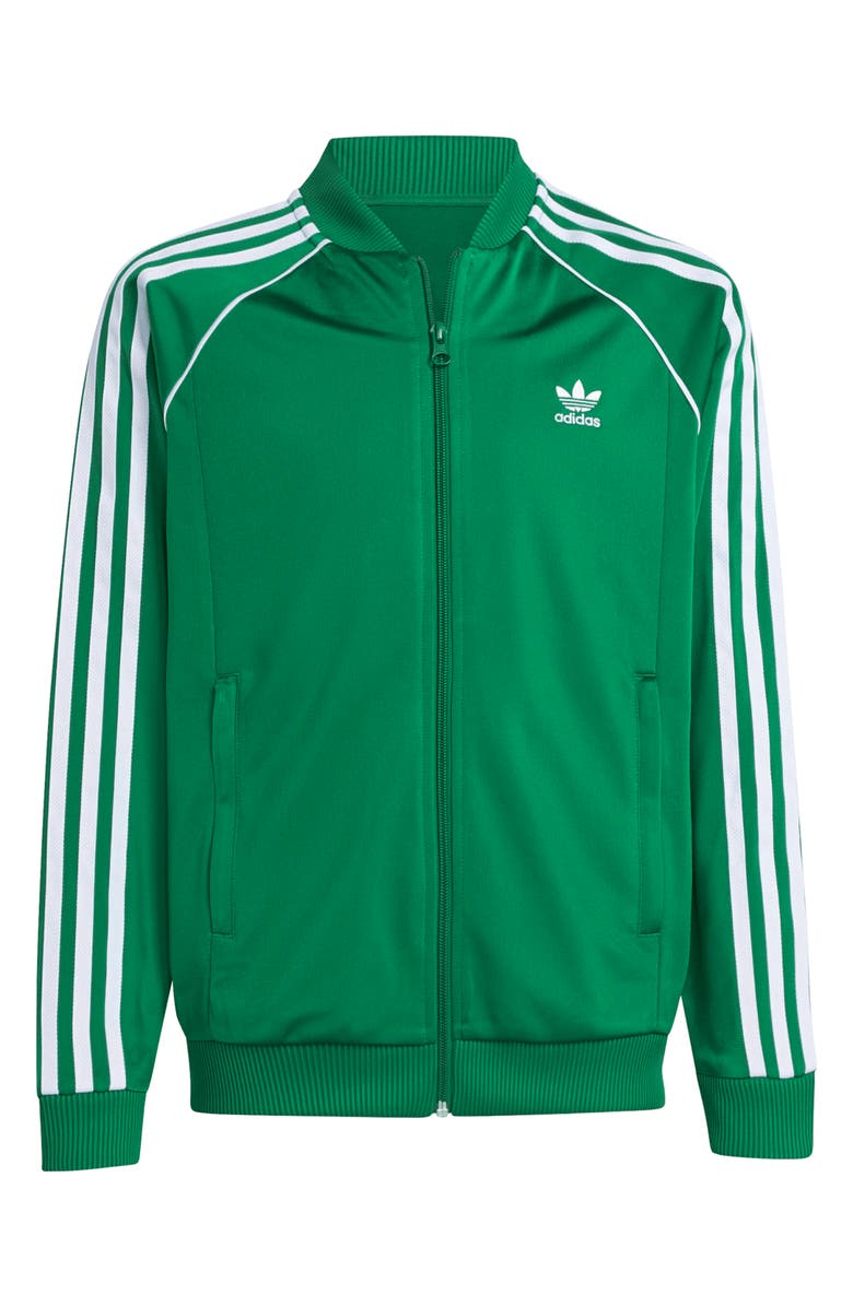 adidas Kids' SST Recycled Polyester Track Jacket, Main, color, 