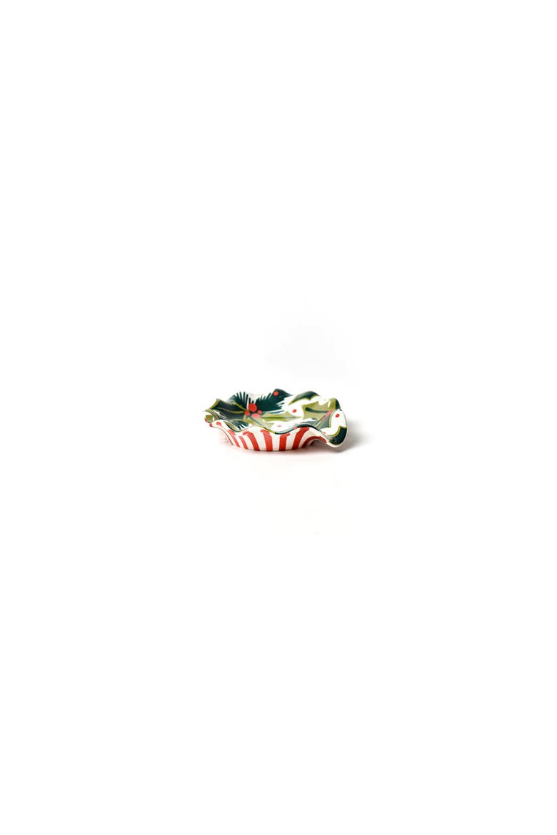 Holly Ruffle Spoon Rest, Alternate, color, Green