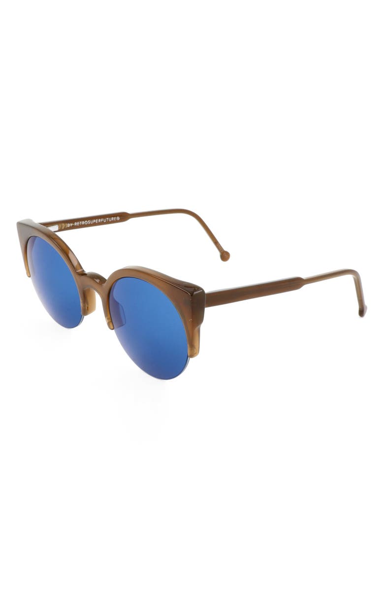 SUPER by RETROSUPERFUTURE<sup>®</sup> 51mm Cat Eye Sunglasses, Alternate, color, Brown