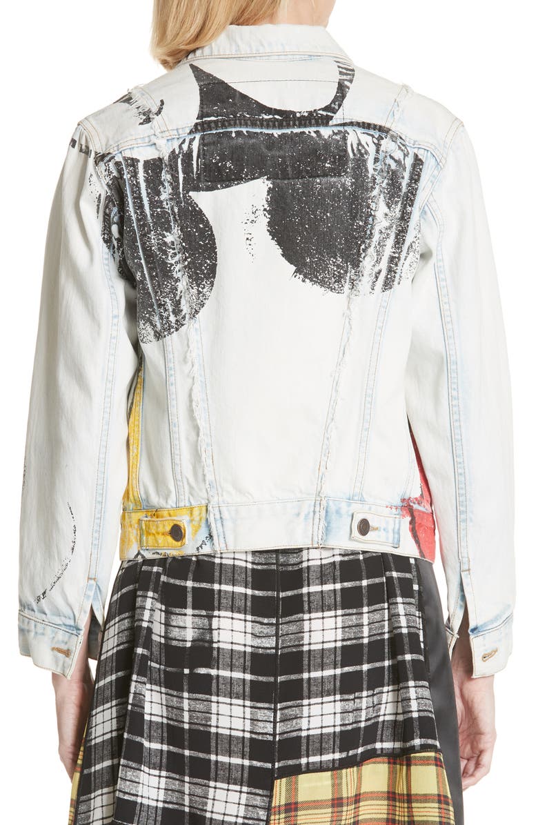 Marc Jacobs Mickey Denim Jacket, Alternate, color, 