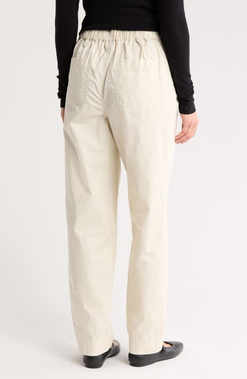 Melrose And Market Pleated Front Tapered Pants In Ivory Dove
