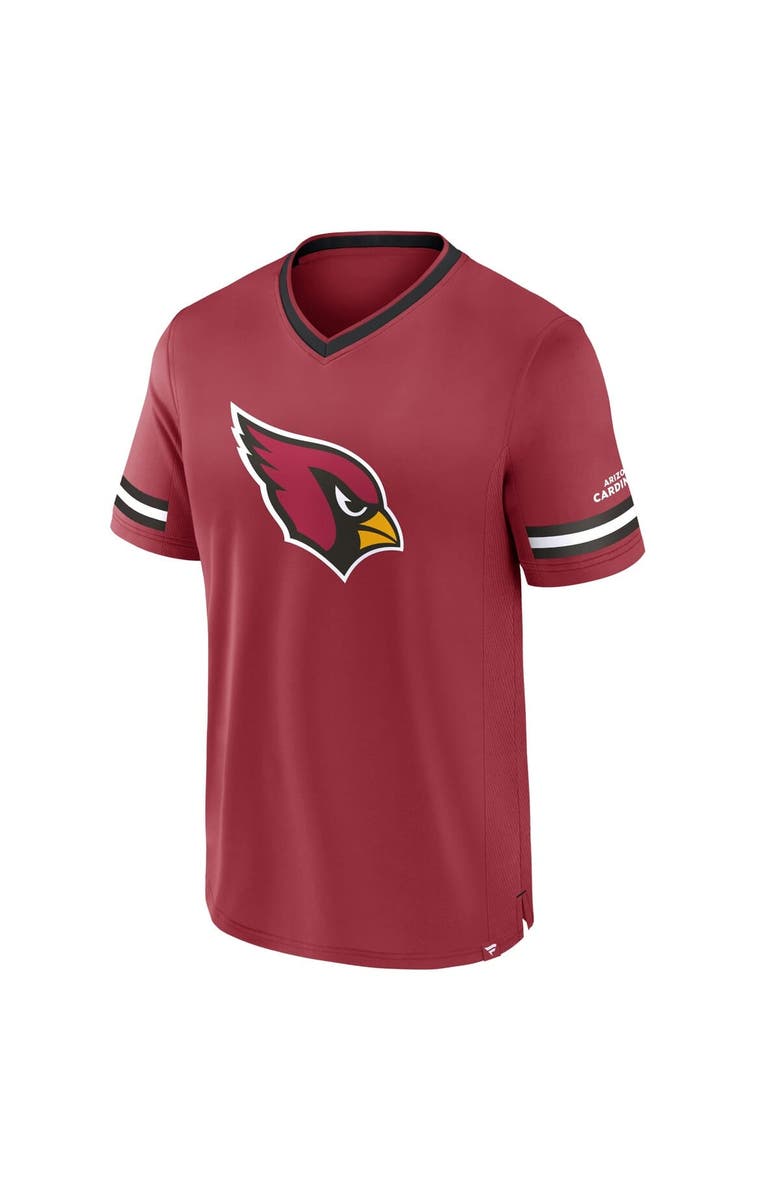 FANATICS Men's Fanatics Cardinal Arizona Cardinals Stripe Stacking T-Shirt, Alternate, color, Cardinal
