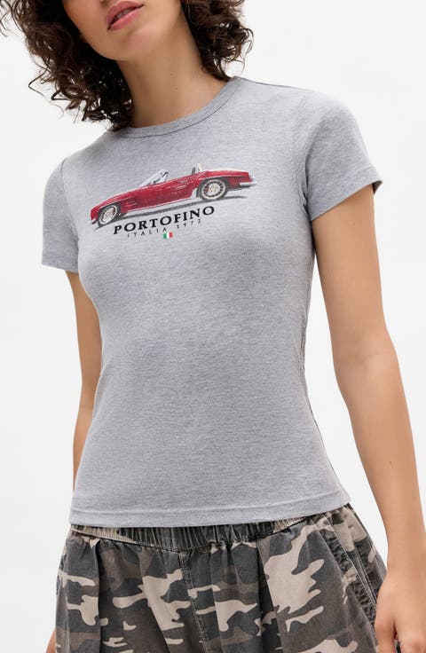 Portofino Cotton Graphic Baby Tee