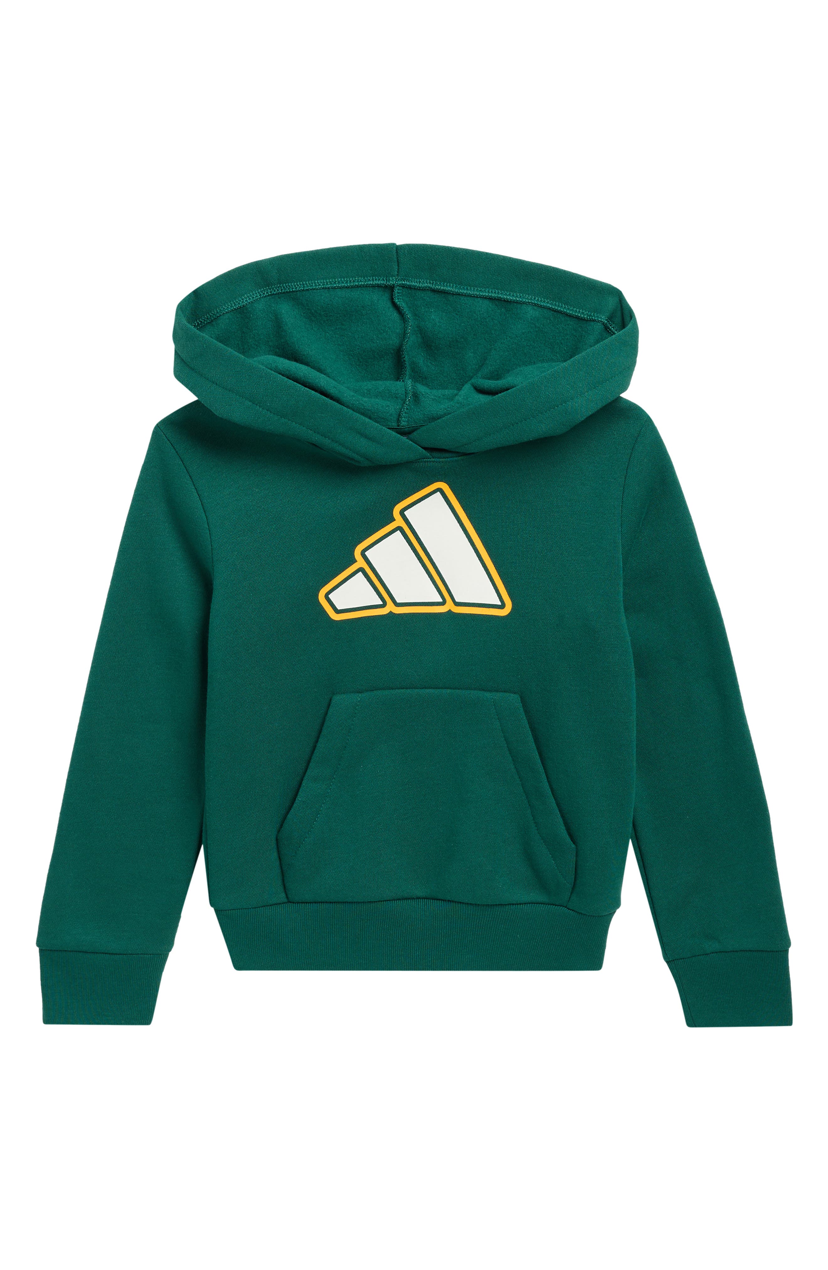 Kids' 2 Color Logo Fleece Hoodie