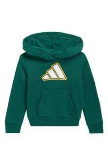 Kids' 2 Color Logo Fleece Hoodie