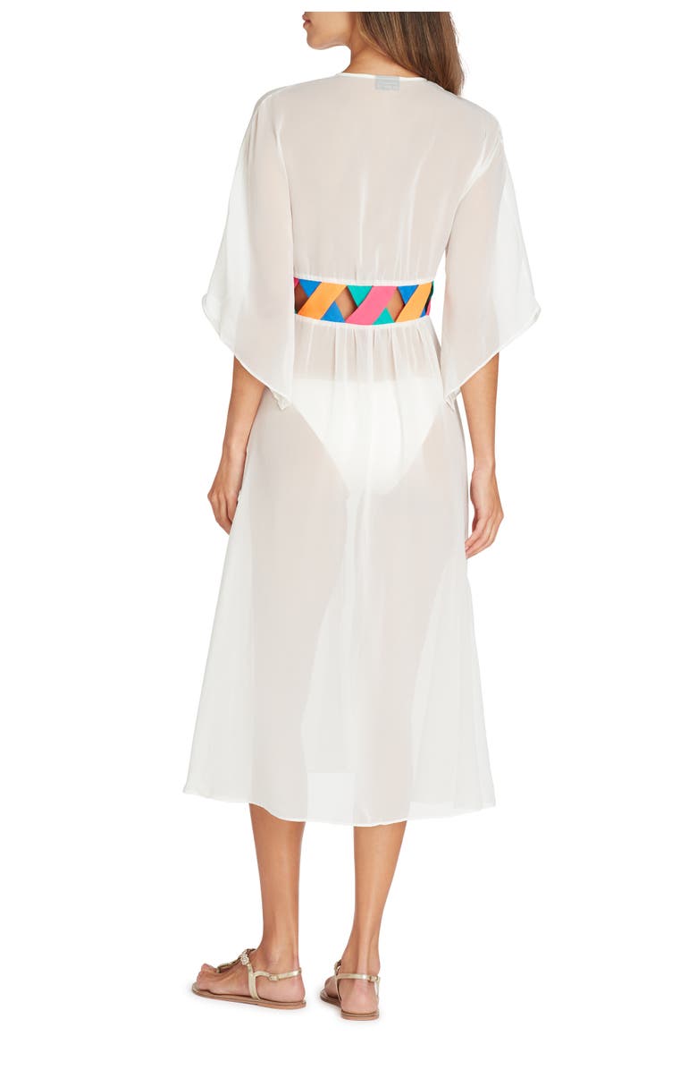 VALIMARE Rio Bandage Cover-up Robe, Alternate, color, Off White