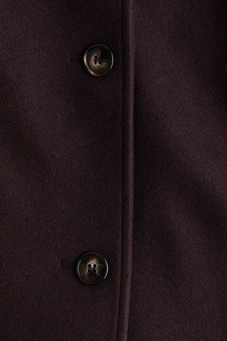 Scarf-Detail Jacket, Alternate, color, Burgundy