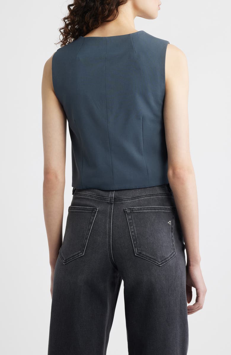 AllSaints Aleida Lightweight Vest, Alternate, color, Turbulence Grey