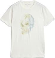 John Varvatos Watercolor Skull Graphic T-Shirt