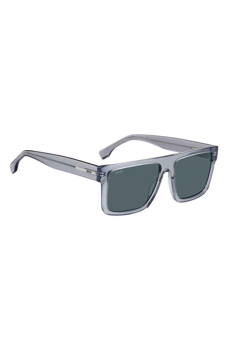 BOSS 58mm Sunglasses, Alternate, color, Blue/ Grey