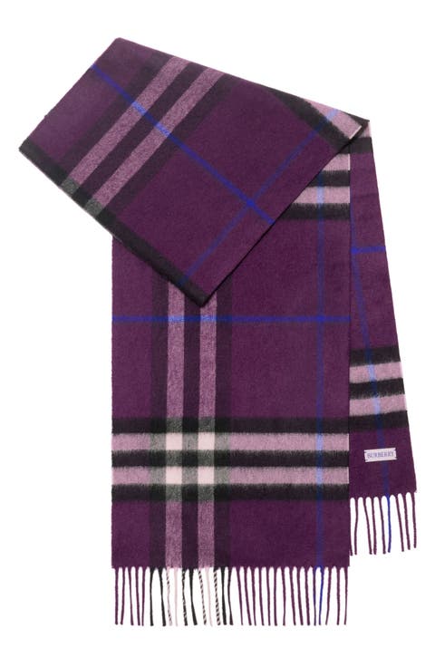 Giant Check Cashmere Scarf