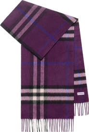 Burberry Giant Check Cashmere Scarf