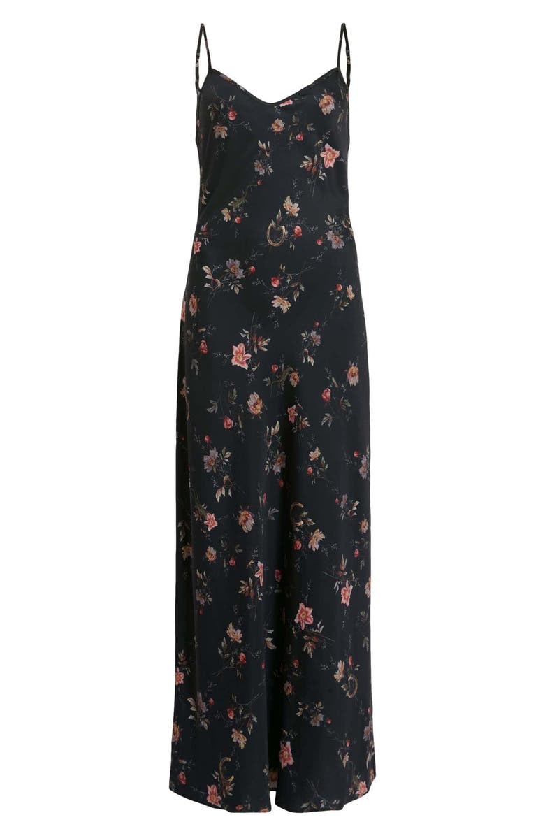 AllSaints Bryony Floral Print Slipdress, Alternate, color,