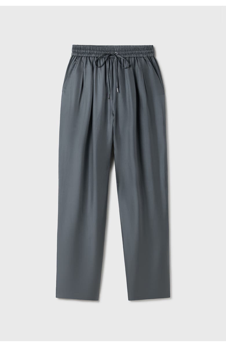SILK LAUNDRY Twill Slouch Pants, Main, color, 