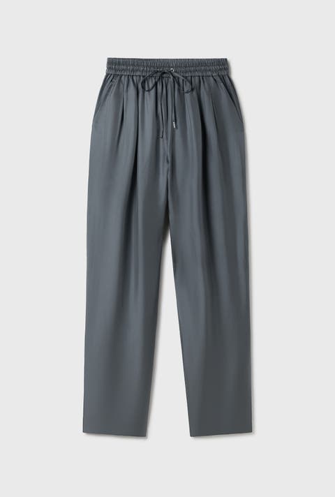 Twill Slouch Pants