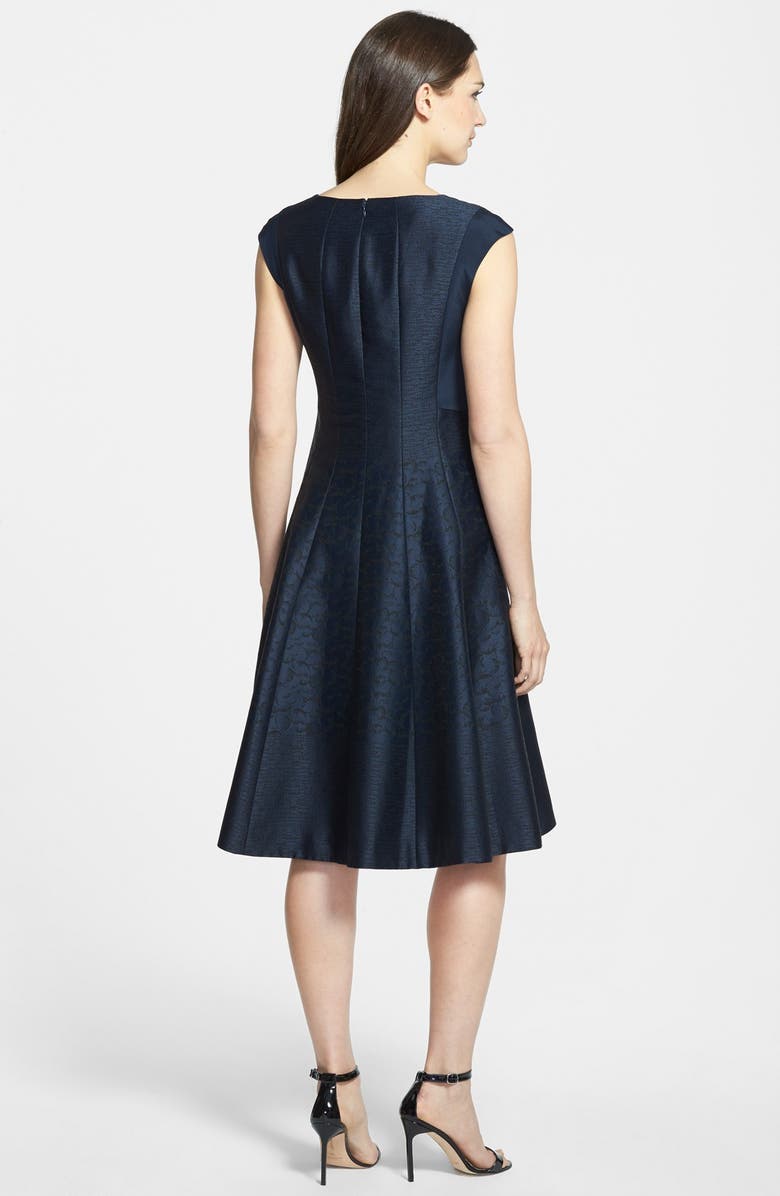 Lafayette 148 New York 'Bev' Jacquard Fit & Flare Dress, Alternate, color,