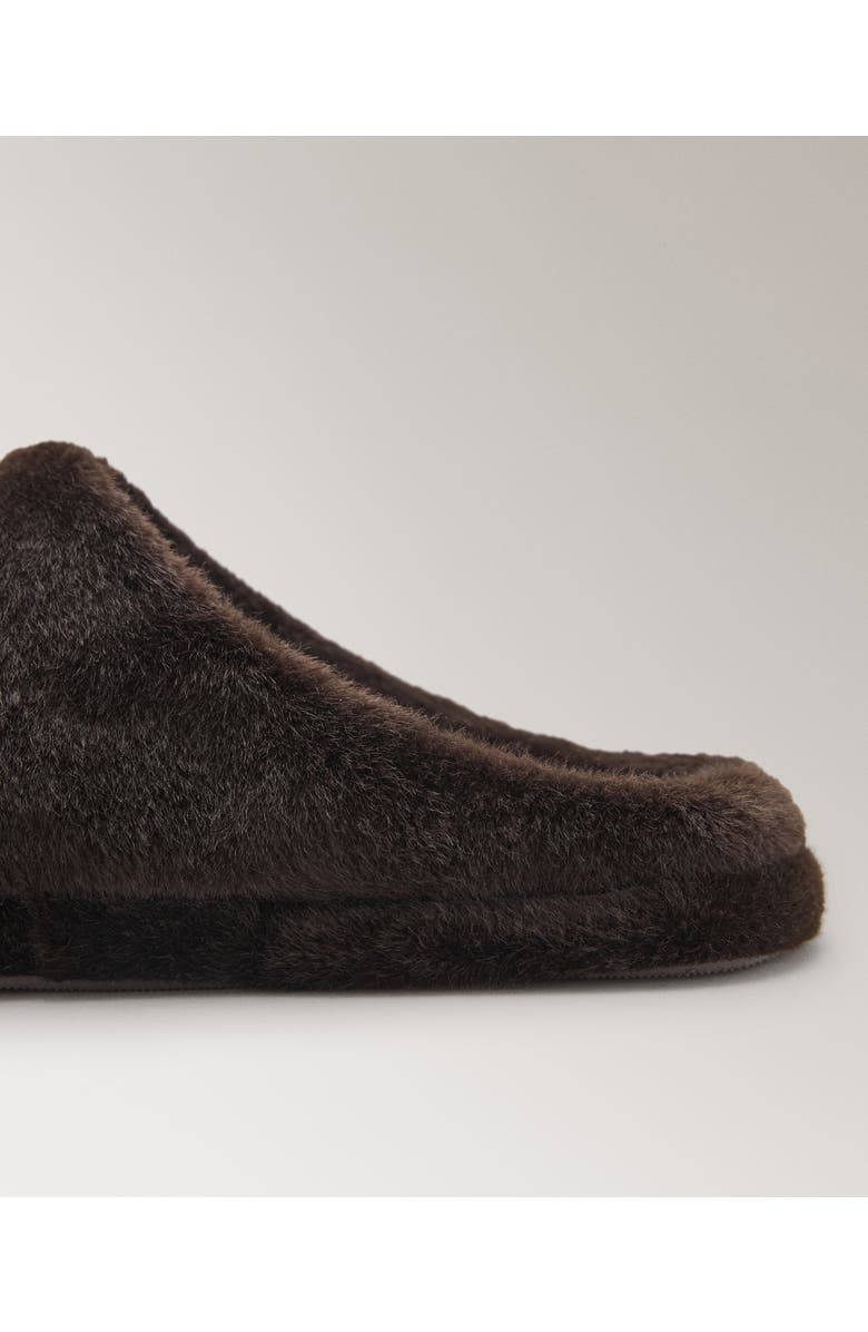 MANGO Faux Fur Slipper, Alternate, color,