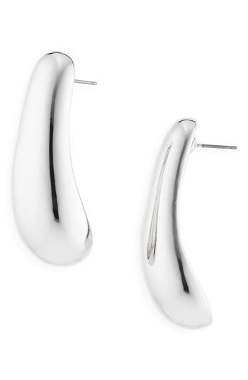 Tasha Teardrop Earrings In Metallic