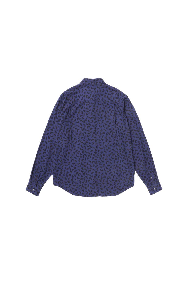 Leopard Shirt, Alternate, color, Navy