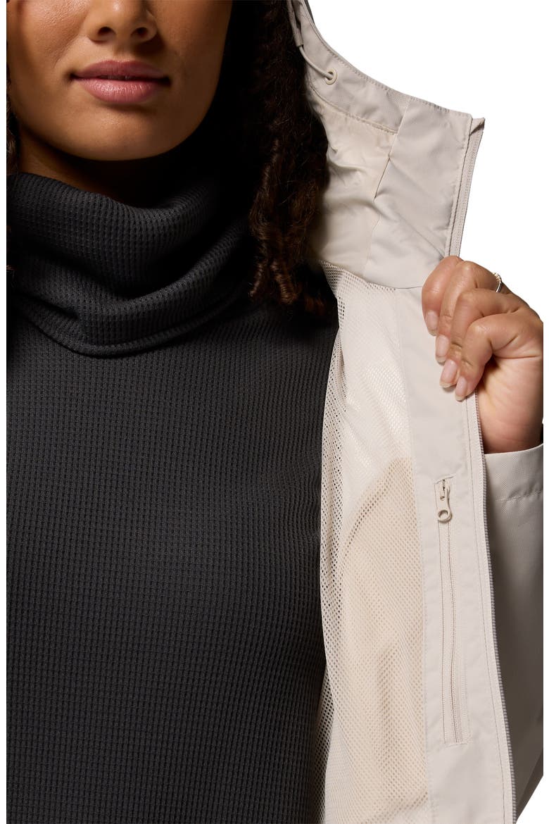Hikebound II Long Waterproof Jacket, Alternate, color, DARK STONE