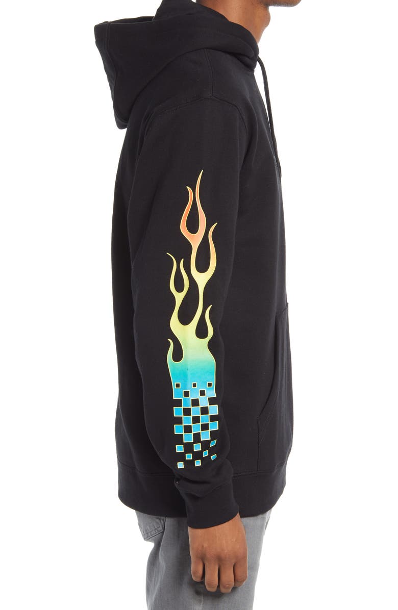 Vans Men's Glow Flame Hoodie, Alternate, color,