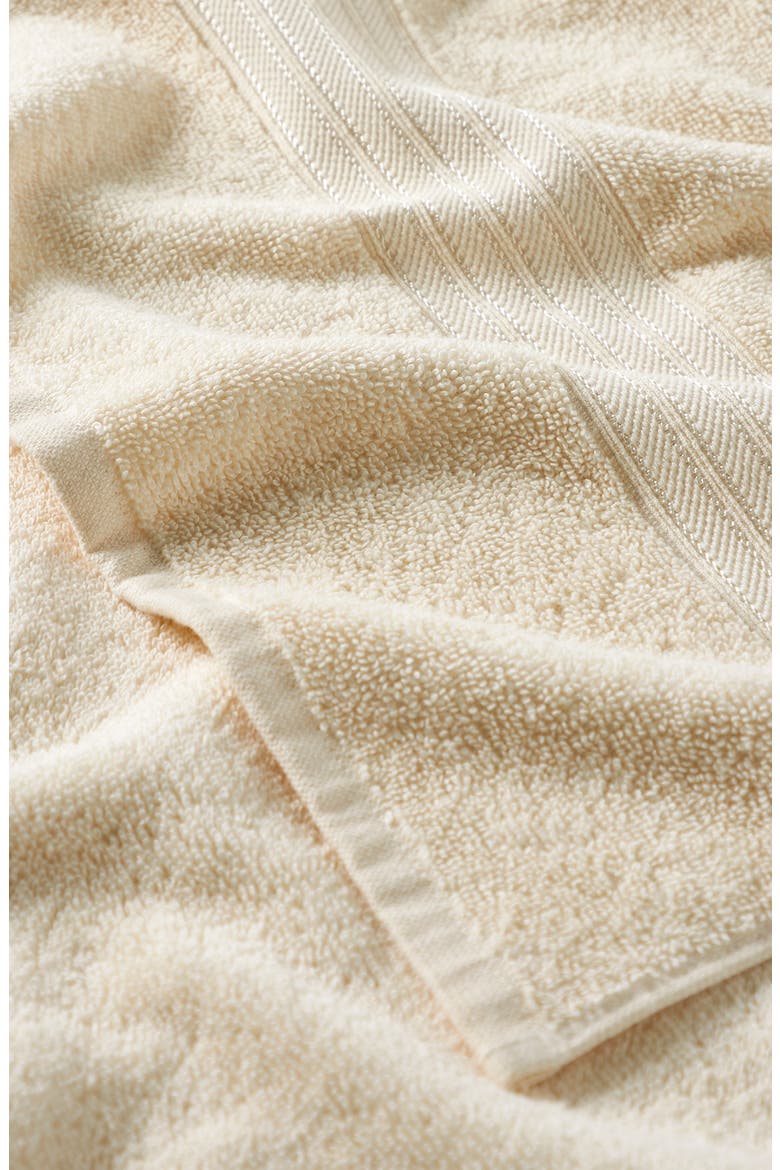 Quick-Dry Cotton 6-Pack Hand Towel Set, Alternate, color, BUTTERMILK