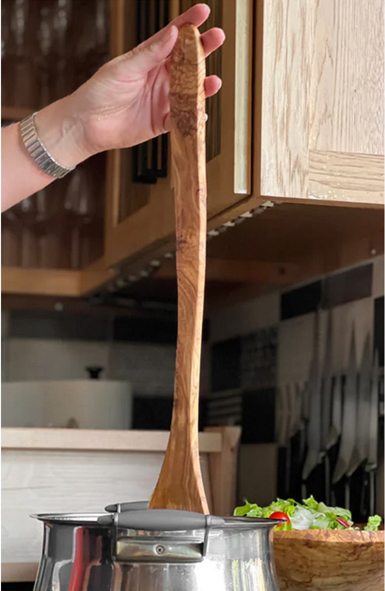 Verve Culture Olivewood Polenta Spoon, Alternate, color, NO COLOR