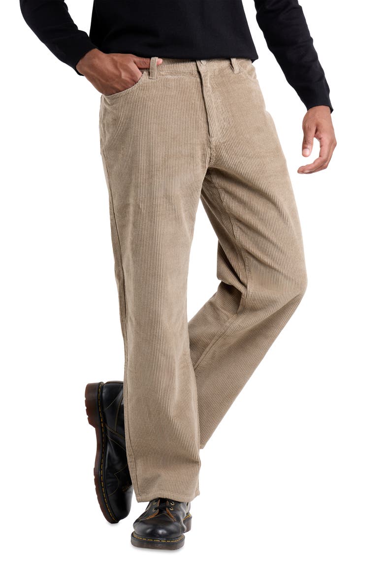 Athletic Fit Five-Pocket Corduroy Pants, Alternate, color, CAMEL