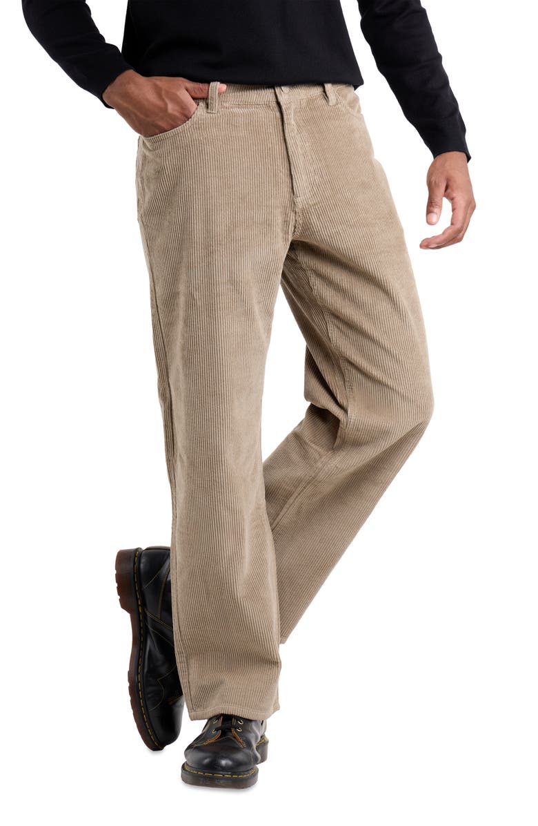 Spring + Mercer Athletic Fit Five-Pocket Corduroy Pants, Alternate, color, Camel
