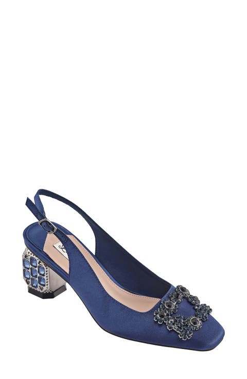 Precious Embellished Slingback Pump (Women)
