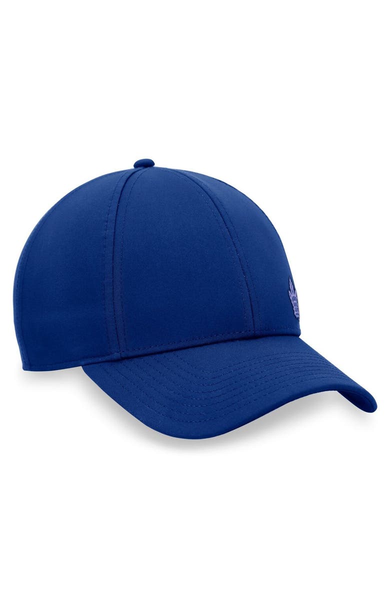 FANATICS Women's Fanatics Branded Blue Toronto Maple Leafs Authentic Pro Road Structured Adjustable Hat, Alternate, color, 