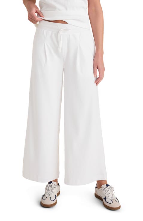 Organic Cotton Interlock Pleated Pants