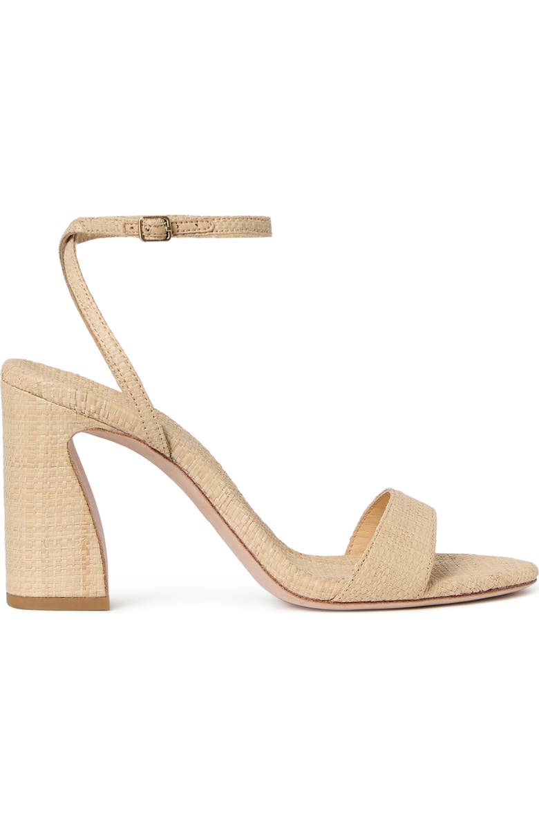 Loeffler Randall Malia Ankle Strap Sandal, Alternate, color, Natural