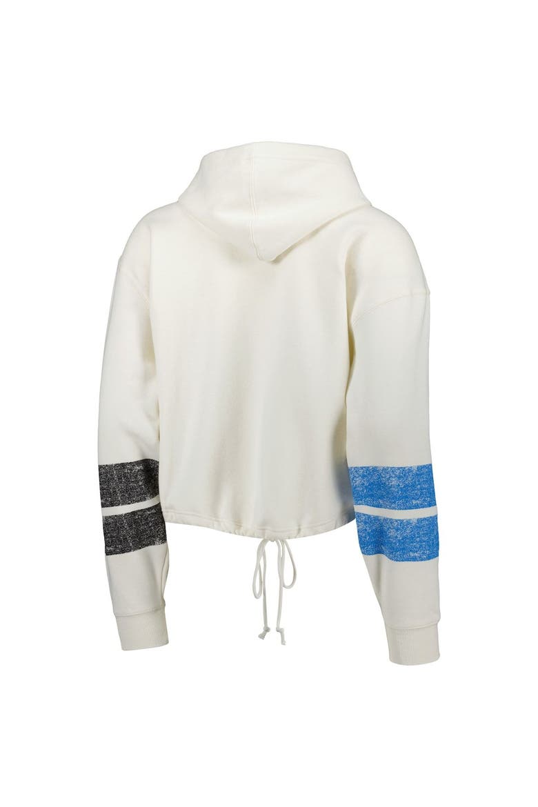 Women's '47 Oatmeal Carolina Panthers Harper Pullover Hoodie, Alternate, color, Oatmeal