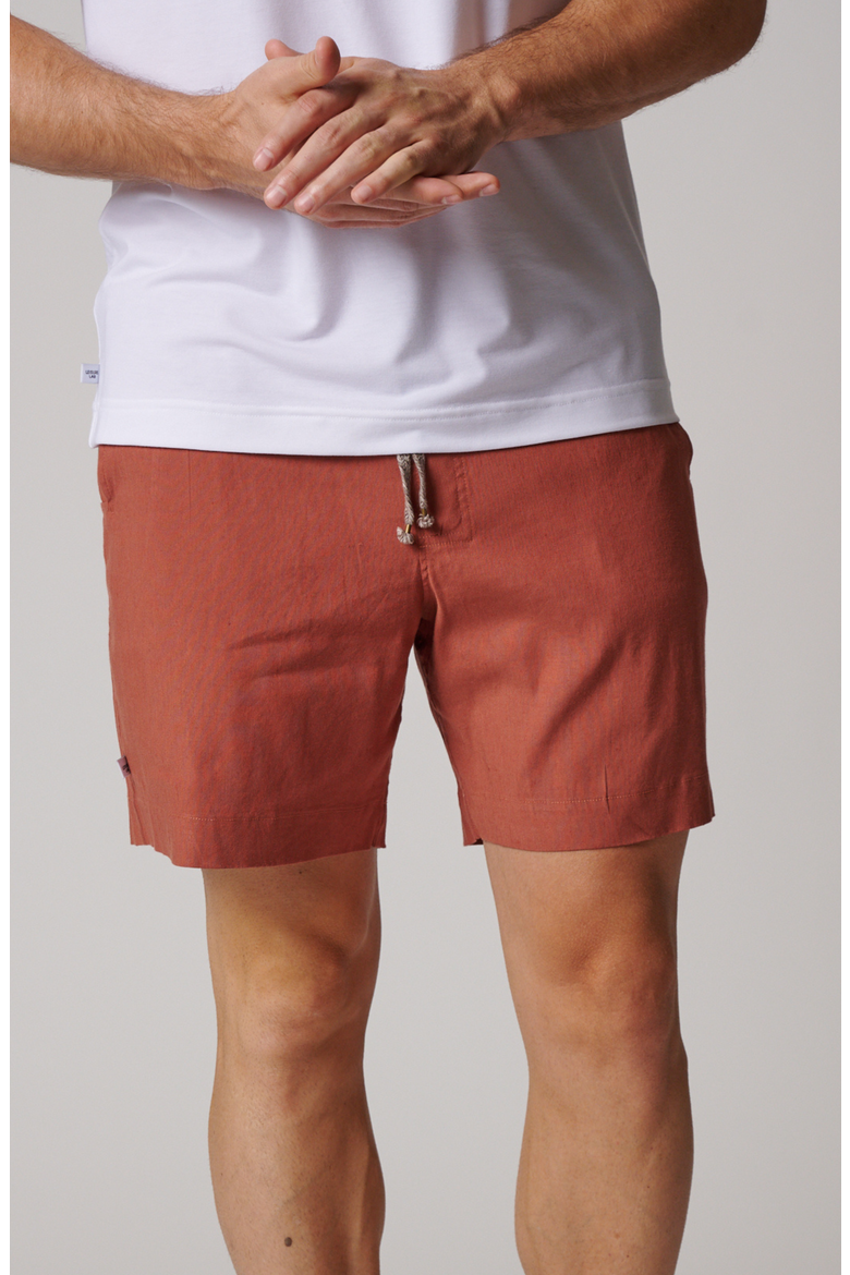 Laid Back Linen Short, Main, color, Copper