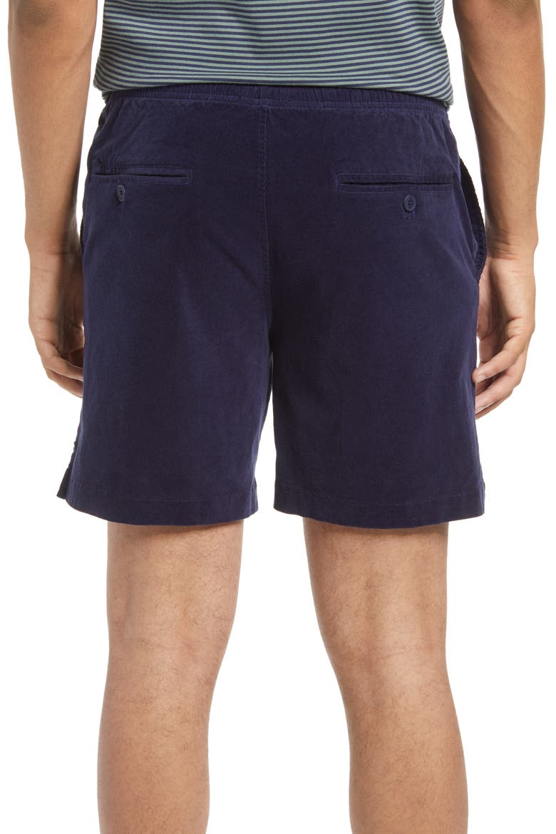 Stretch Corduroy Shorts, Alternate, color, MIDNIGHT