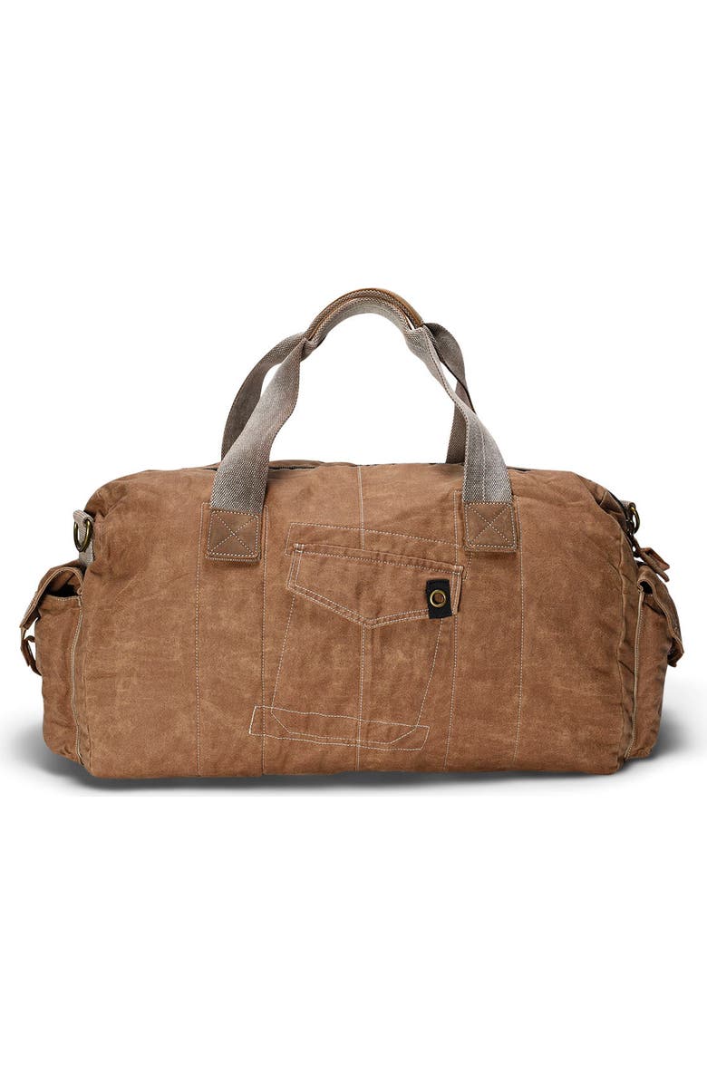 ROAN Vince Duffle, Alternate, color, Tan Oil Slick