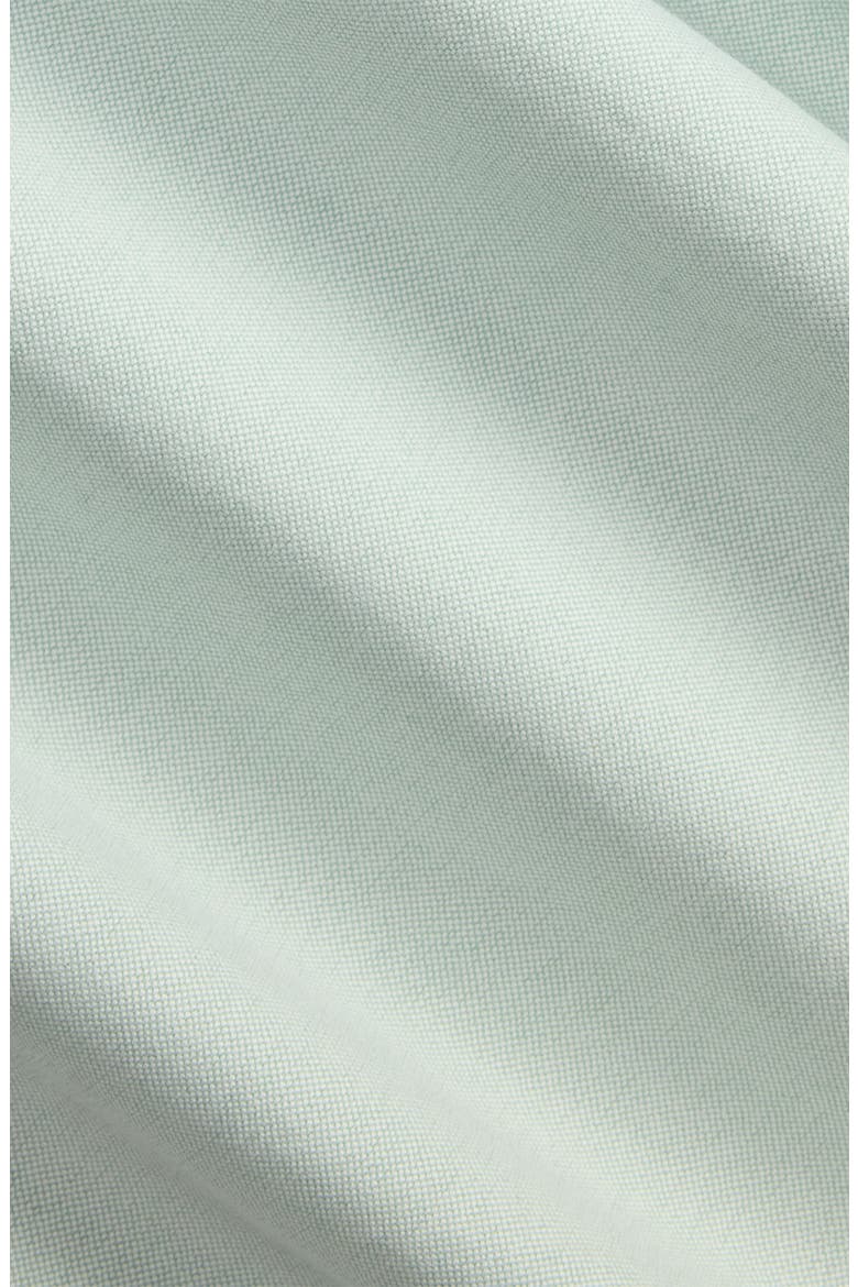 The Iconic Solid Cotton Button-Down Oxford Shirt, Alternate, color, FADED MINT