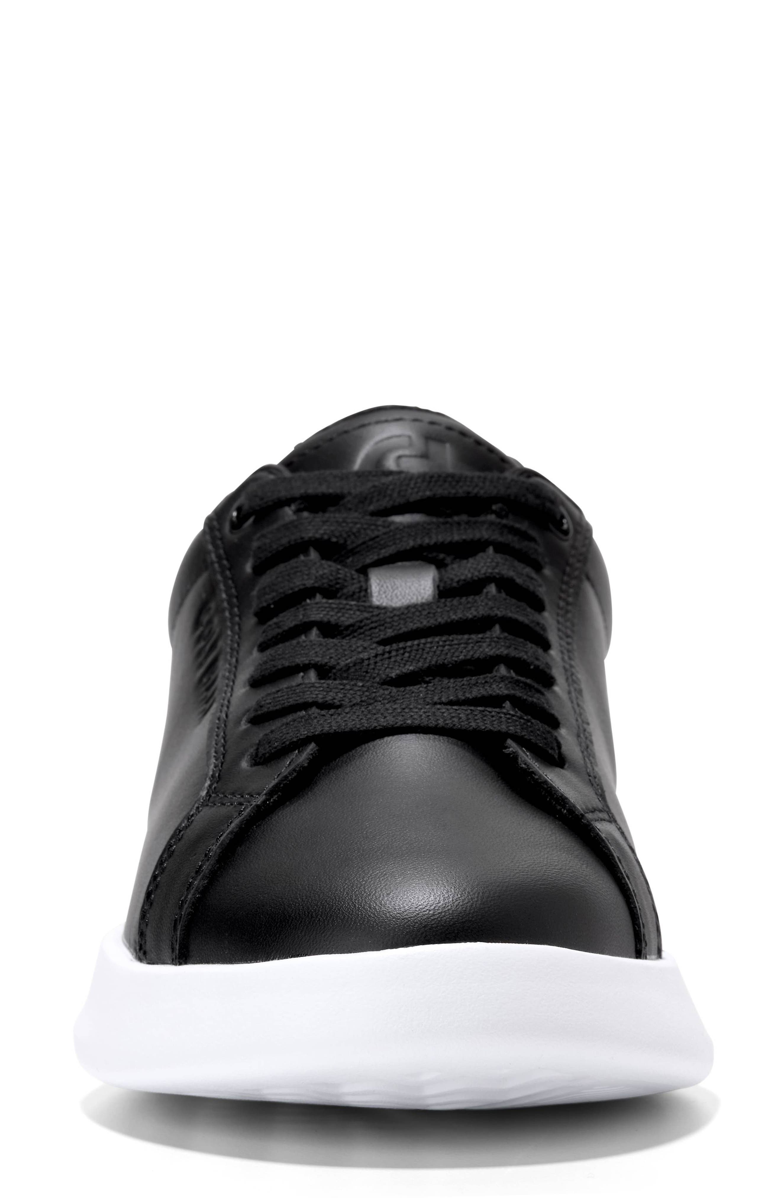 Cole Haan Grand Crosscourt Tennis Shoe, Alternate, color, Black/ White Leather