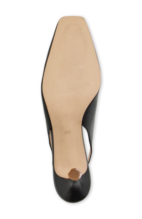 Shop Jack Rogers Brynn Raffia Flower Slingback Pump In Black/natural