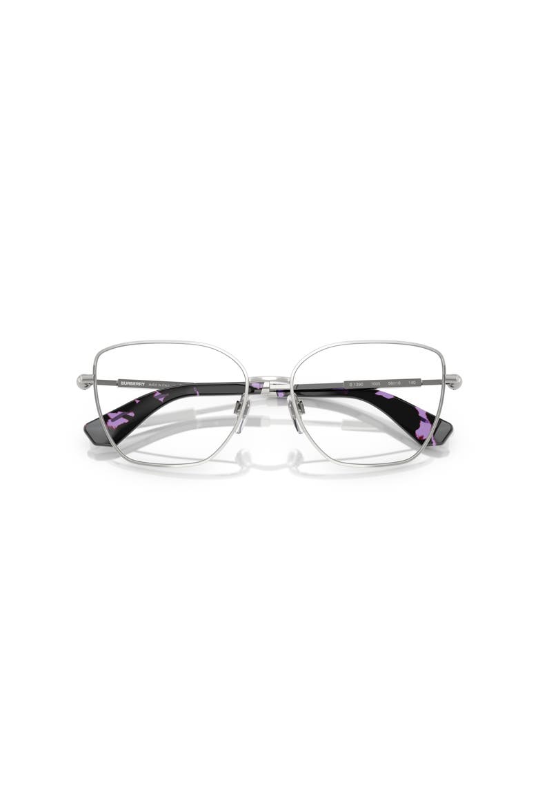 54mm Cat Eye optical glasses, Alternate, color, Silver