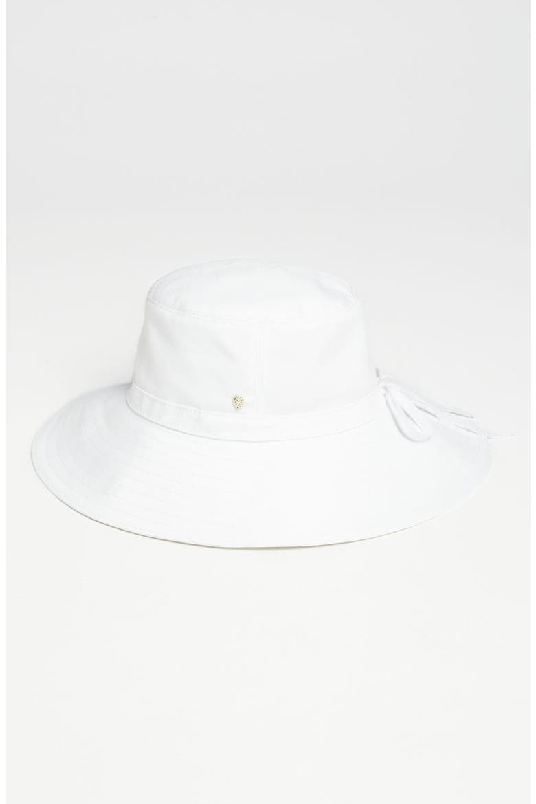 'Istria' Canvas Sun Hat, Main, color, WHITE