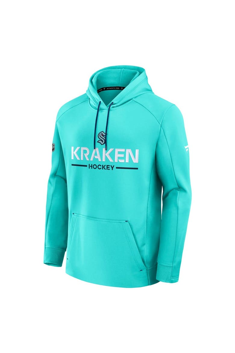 Men's Fanatics Light Blue Seattle Kraken Authentic Pro Rink Hoodie, Alternate, color, Light Blue