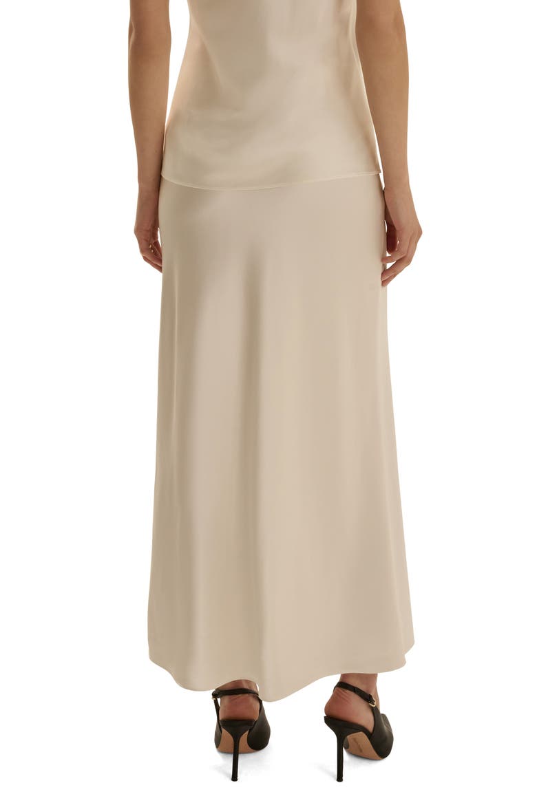 The Favorite Silk Blend Skirt, Alternate, color, IVORY