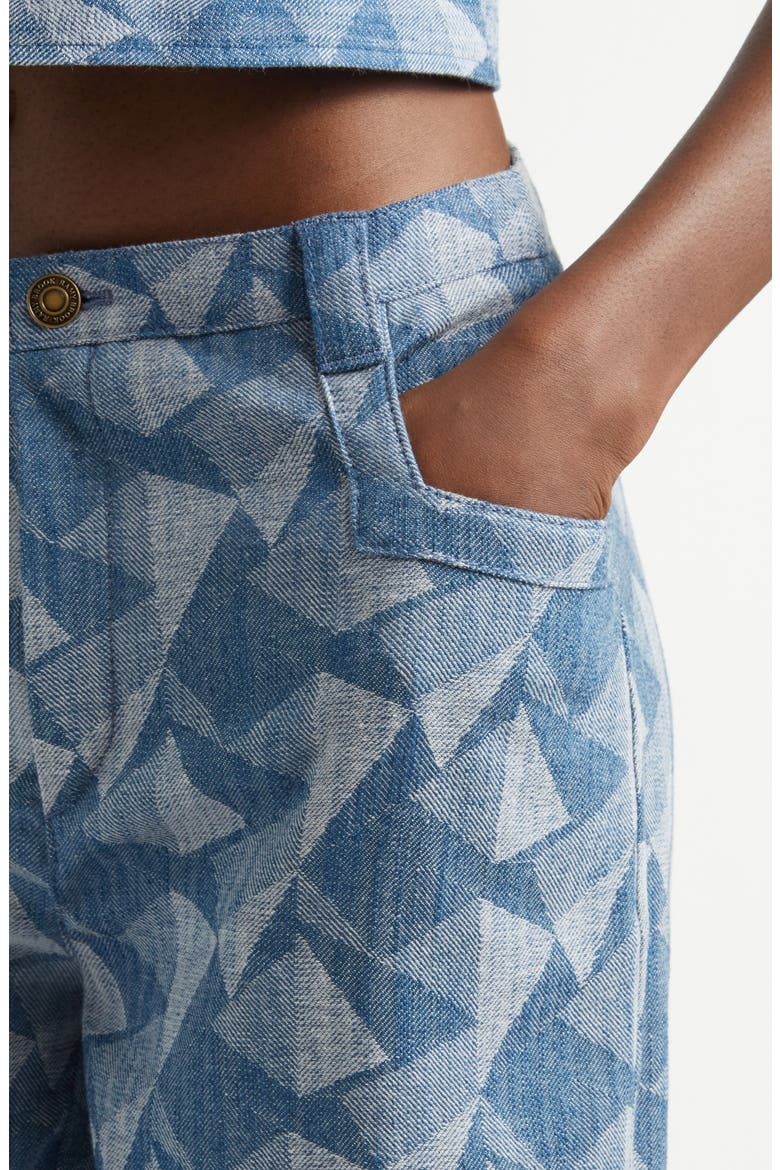 Leo Jeans, Alternate, color, GEO DENIM