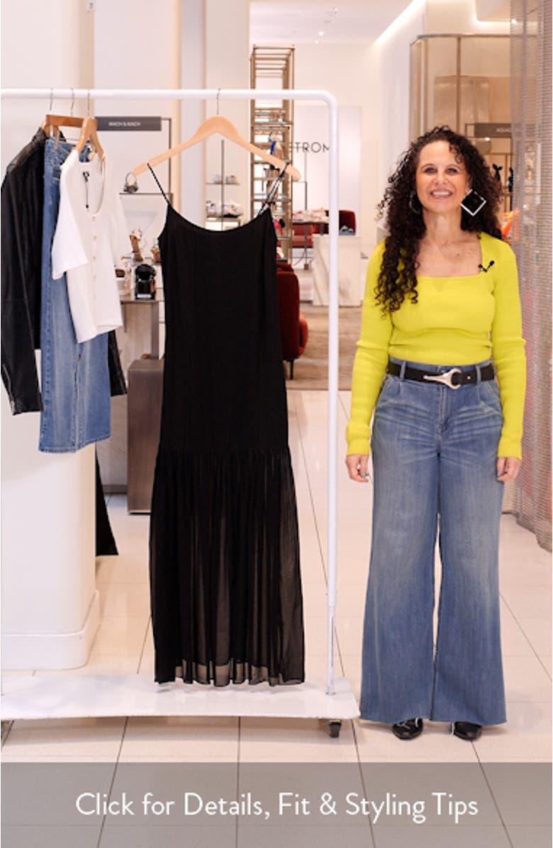 Chandra Sleeveless Ruffle Hem Maxi Dress, sales video thumbnail