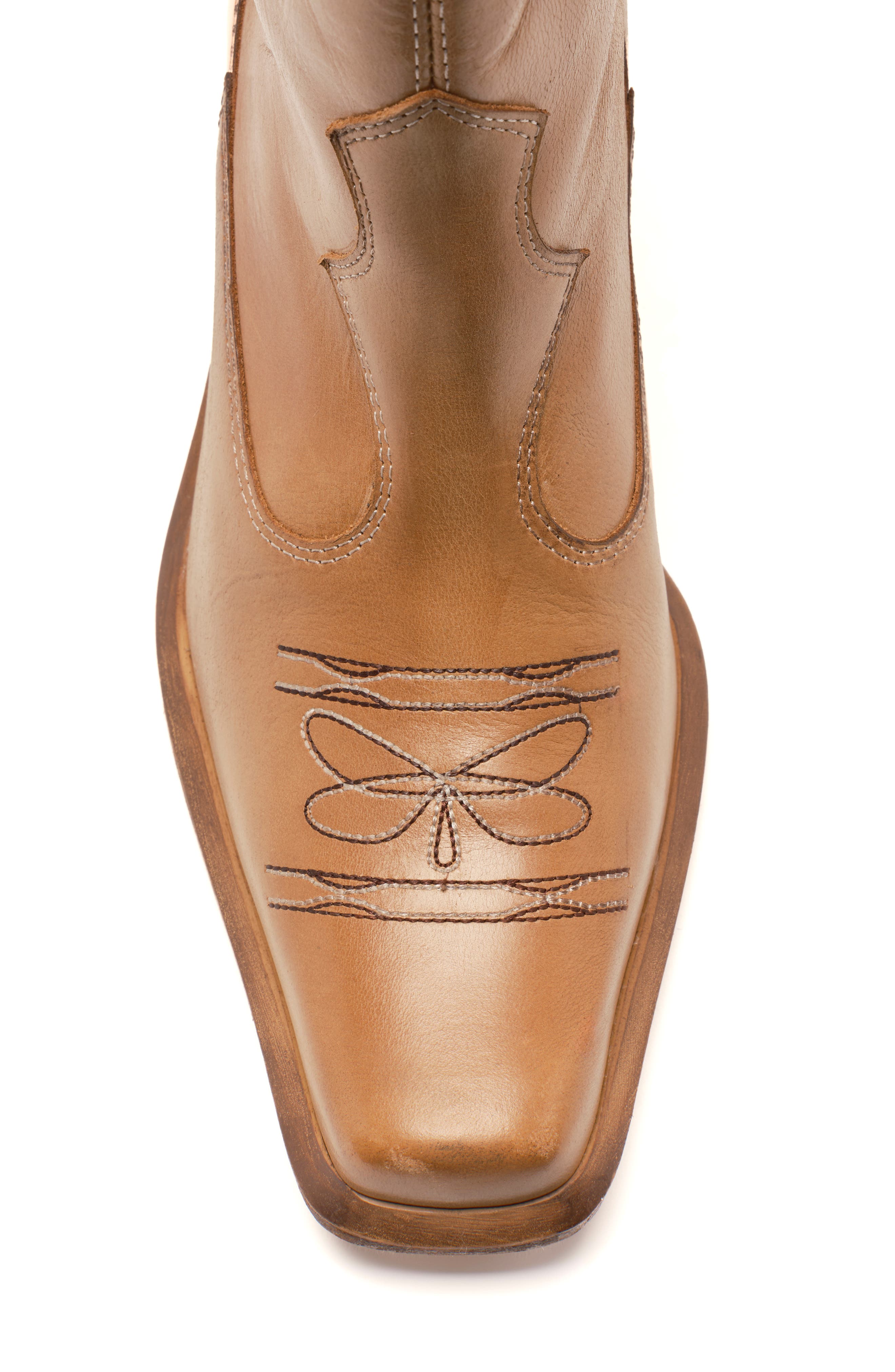 Free People Wandering Western Boot, Alternate, color, Toffee Leather